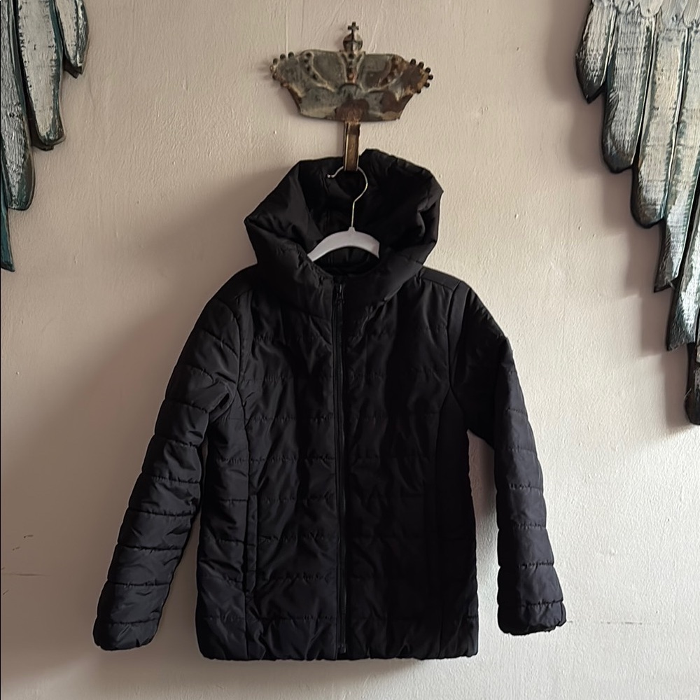 Gap GapKids Black Puffer Jacket sz L 10 Reg